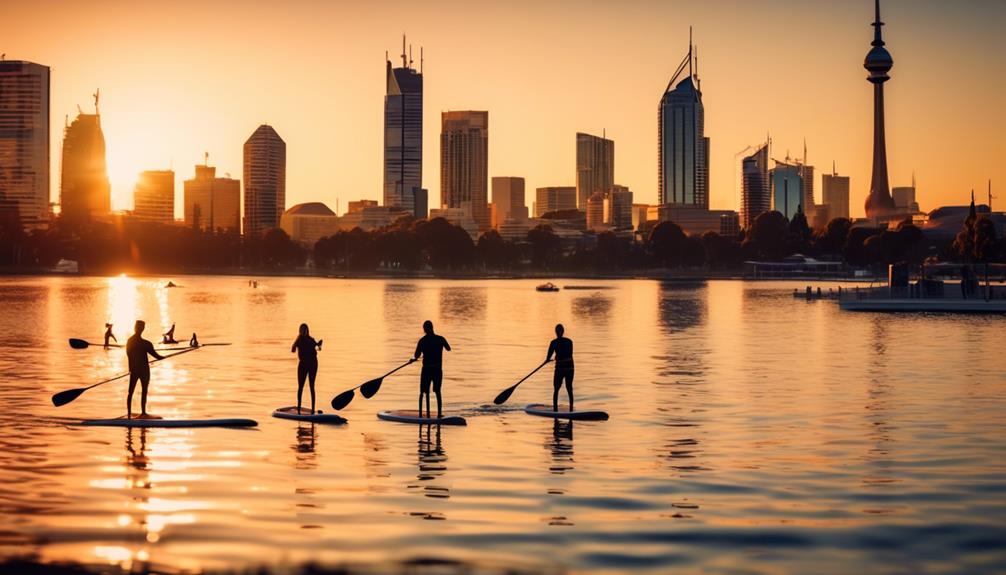 top paddleboarding locations in perth